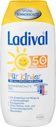 Sonnenmilch Gel Kids, allergische Haut, LSF 50+ Ladival