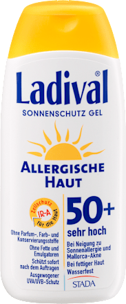 Sonnenmilch Gel, allergische Haut, LSF 50+ Ladival