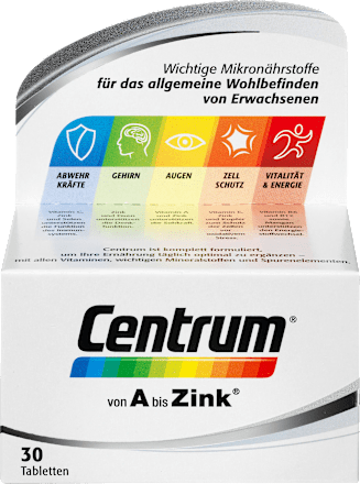 A bis Zink Tabletten 30 St Centrum