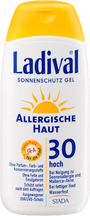 Sonnenmilch Gel, allergische Haut, LSF 30 Ladival