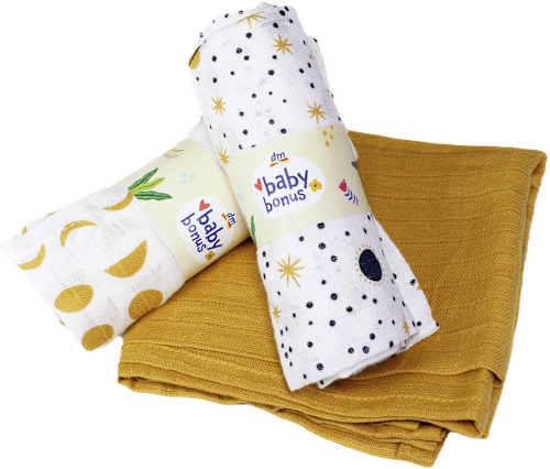 Telo multiuso in cotone assort. babylove