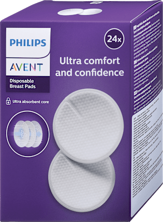 Set ročna prsna črpalka + 24 prsnih blazinic PHILIPS AVENT