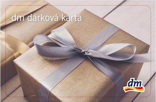 dárková karta dárek v hodnotě 1000 Kč dm