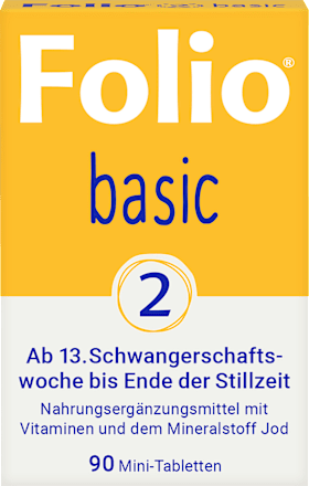 Basic 2 Folsäure Mini-Tabletten Folio