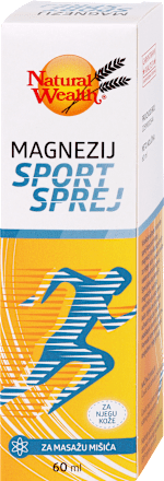 Sport sprej Magnezij Natural Wealth