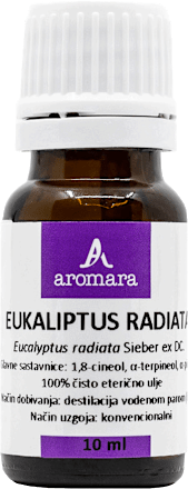 Eterično ulje – Eukaliptus Radiata aromara