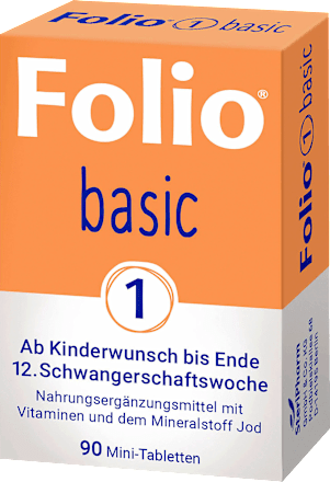 Basic 1 Folsäure Mini-Tabletten Folio