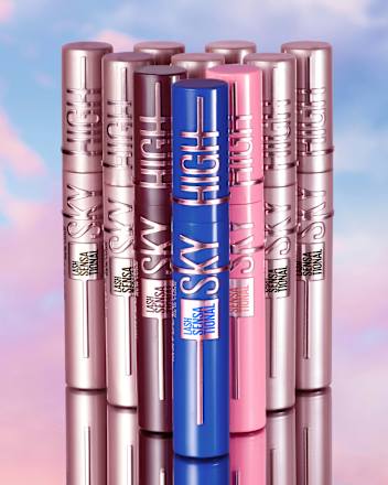 Mascara Lash Sensational Sky High Burgundy Haze MAYBELLINE NEW YORK