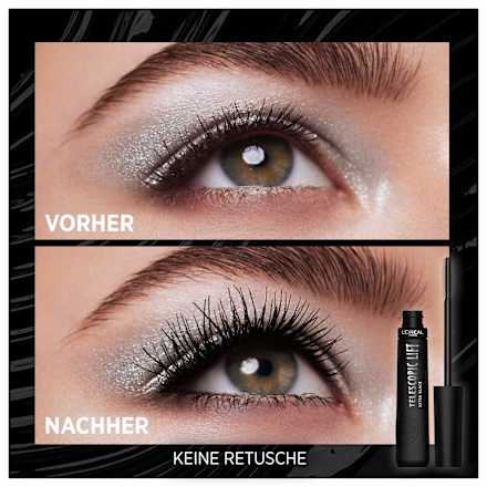 Mascara Telescopic Lift Extra Black L'ORÉAL PARiS