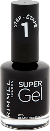 Körömlakk Super Gel - Nr. 070 Black Obsession RIMMEL LONDON