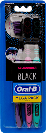 Fogkefe Black Allrorunder (többféle) Oral-B