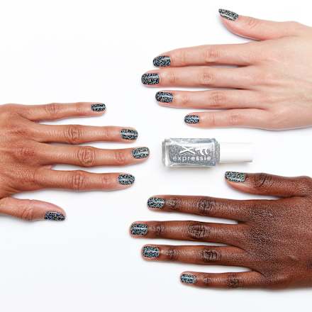 Nagellack Expressie 455 Holo FX Silber  essie