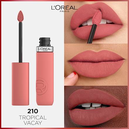 Lippenstift Infaillible Matte Resistance 16H, 210 Tropical Vacay L'ORÉAL PARiS
