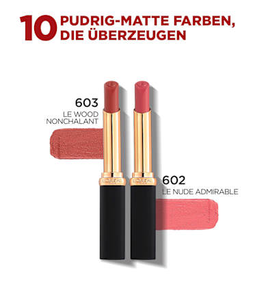 Lippenstift Color Riche Intense Volume Matte 602 Le Nude Admirable  L'ORÉAL PARiS