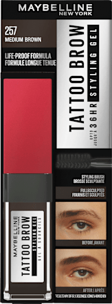 Augenbrauengel Tattoo Brow 36H Nr. 257 Medium Brown MAYBELLINE NEW YORK