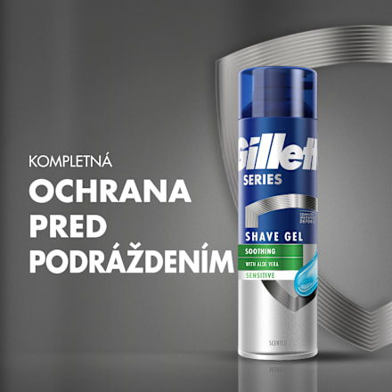 Gél na holenie Series Soothing Sensitive Gillette
