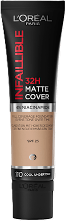 Fondotinta Infaillible 32H Matte Cover – n. 110 Vanille Rosé L'ORÉAL PARiS