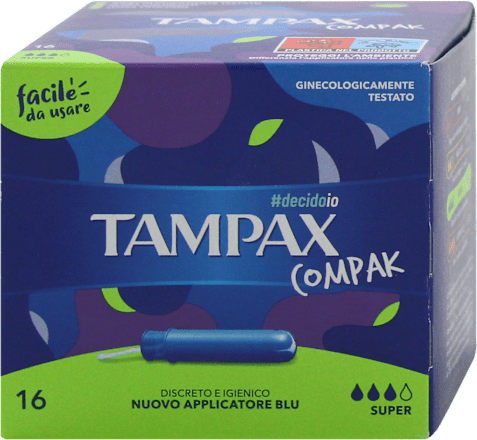 Assorbenti interni Compak super Tampax
