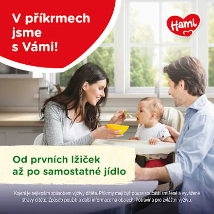 příkrm Krémové rizoto s mrkví a hráškem Hami