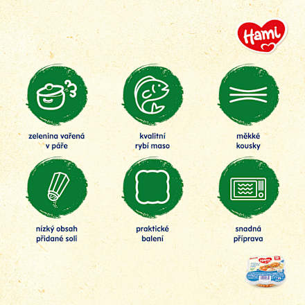 příkrm Zeleninové Ratatouille s mořskou rybou Hami