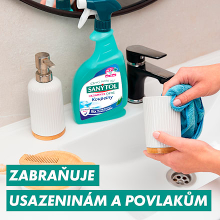 dezinfekční čistič koupelny ve spreji SANYTOL