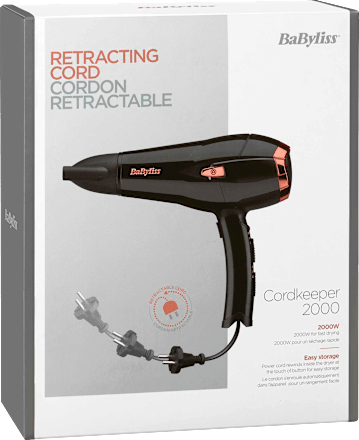 Föhn Cordkeeper 2000 mit Kabeleinzug BaByliss