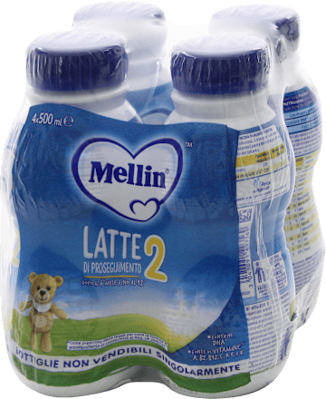 Latte liquido di proseguimento 2 Mellin