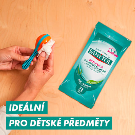 dezinfekční utěrky jednorázové SANYTOL