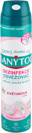 dezinfekce osvěžovač svěží květinová vůně SANYTOL
