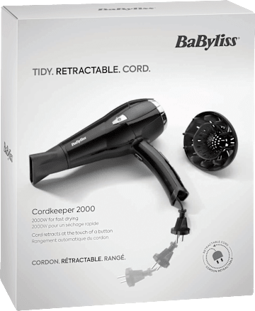 Föhn Cordkeeper 2000 mit Kabeleinzug BaByliss