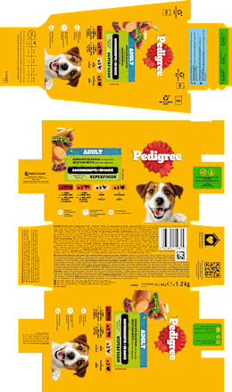 Nassfutter Hund gemischte Selektion in Sauce, Multipack (12x100 g) Pedigree