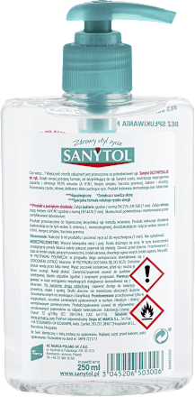 Żel do dezynfekcji rąk SANYTOL
