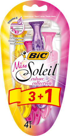 Miss Soleil jednokratni brijač za žene 3+1 BIC