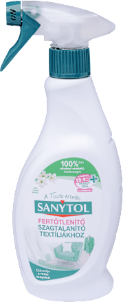 Fertőtlenítő és szagtalanító textil spray SANYTOL