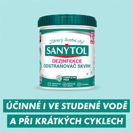 odstraňovač skvrn dezinfekční SANYTOL