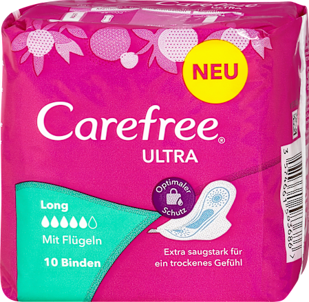 Ultra Long Binden mit Flügeln Carefree