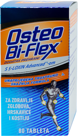 Dodatak prehrani s 5-LOXIN Advanced™-om Osteo Bi-Flex