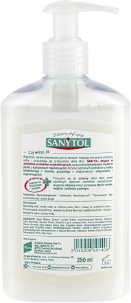 Mydło antybakteryjne odżywcze SANYTOL