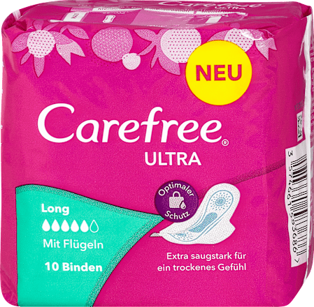 Ultra Long Binden mit Flügeln Carefree