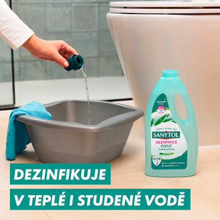 dezinfekční čistič na podlahy eukalyptus SANYTOL