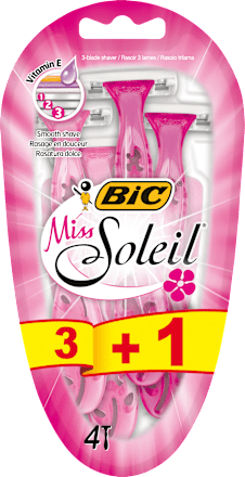 Miss Soleil  ženski brijači, 3+1 BIC