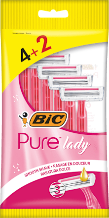 Pure3 lady pink ženski brijač  BIC
