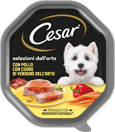 Cibo umido per cani con pollo e verdure Selezioni dell'Orto Cesar