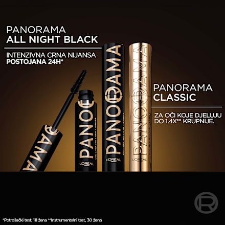 Panorama maskara – Night Black L'ORÉAL PARiS