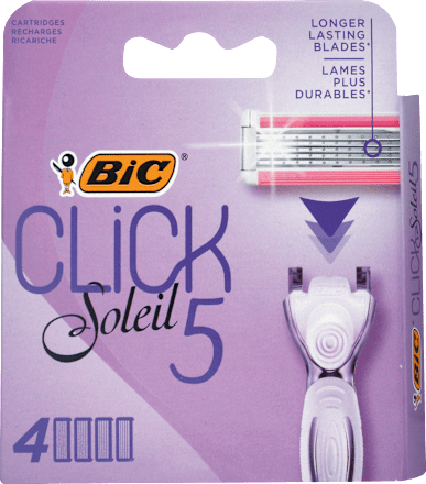 Náhradné holiace hlavice CLiCK Soleil 5 BIC