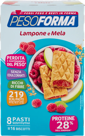 Biscotti Lampone e mela pasto sostitutivo  PESOFORMA
