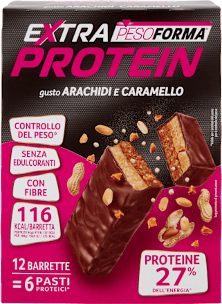 Barrette arachidi e caramello PESOFORMA