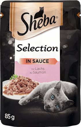 Hrana za odrasle mačke – losos umaku Sheba