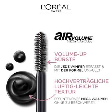 Mascara Air Volume Mega Black L'ORÉAL PARiS