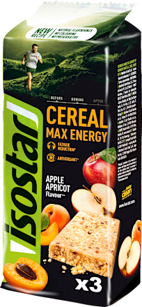 Energieriegel Cereal Max Apfel Aprikose isostar